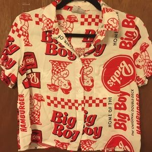 Big Boy blouse size small